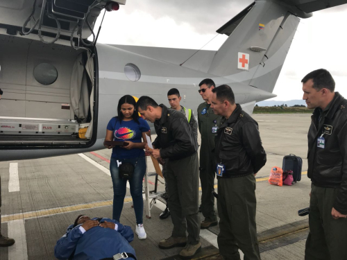 Ángeles de la Fuerza Aérea Colombiana salvan a paciente número 20.000.