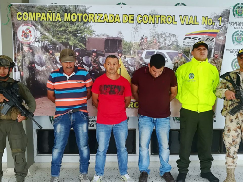Fuerza Aérea Colombiana participó de la captura de tres sujetos del ELN en el Cesar
