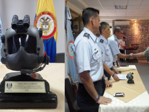 Suboficiales Fuerza Aérea e integrantes Policía Nacional, culminan Curso en Cacom 4
