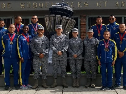 La Liga de Taekwondo de las Fuerzas Armadas presente en el Campeonato Copa Colombia