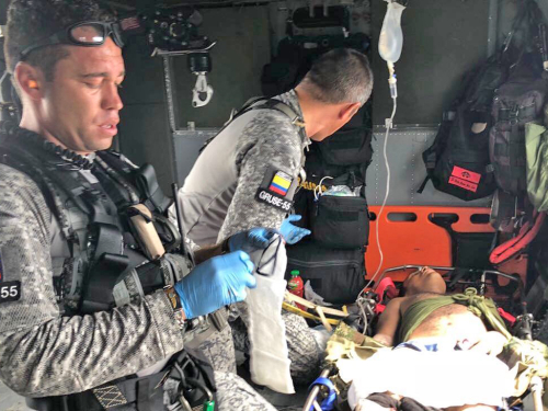 Desde Valdivia es evacuado un soldado profesional afectado por artefacto explosivo