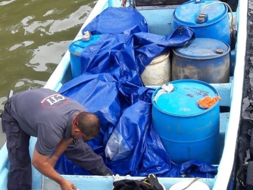 296 Kilos de clorhidrato de cocaína fueron incautados en el Golfo de Urabá