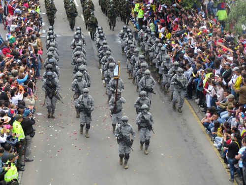 La Fuerza Aérea Colombiana se prepara para el gran Desfile Militar y Policial del 20 de Julio