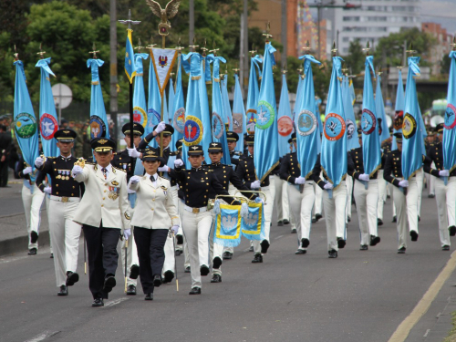 Despliegue de mística, disciplina y poder aéreo, realizó la FAC en desfile militar del 20 de Julio