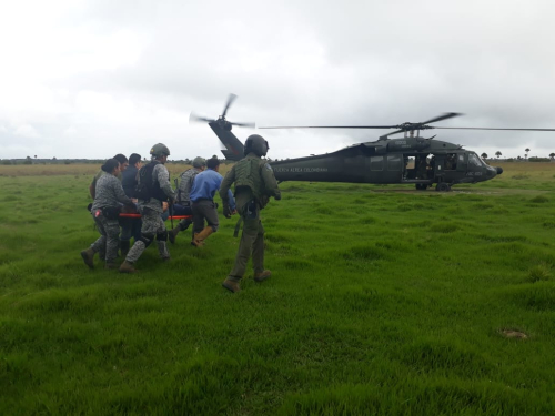 Fuerza Aérea realiza traslado humanitario en Paz de Ariporo, Casanare