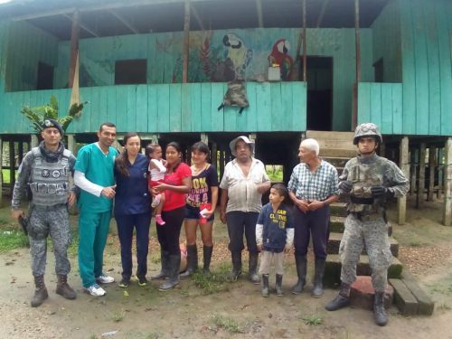 El CACOM 6 llevó atención médica al área rural del municipio de Solano en el Caquetá