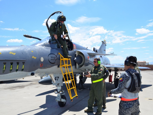 Fuerza Aérea Colombiana cumple primer vuelo en Nellis previo a Red Flag 2018 