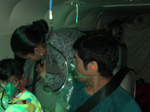 Fuerza Aérea realiza un vuelo de esperanza para un menor de siete años en Tauramena, Casanare