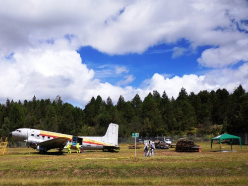  Fuerza Aérea participa en simulacro de accidente aéreo
