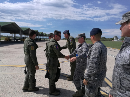 Base Aérea de Palanquero da la bienvenida a tripulaciones que estuvieron en ejercicio Red Flag