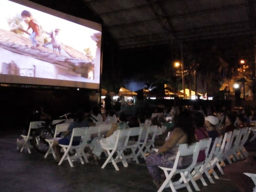 Fuerza Aérea Colombiana y Cine Colombia traen recreación y cultura a los habitantes de Puerto Salgar