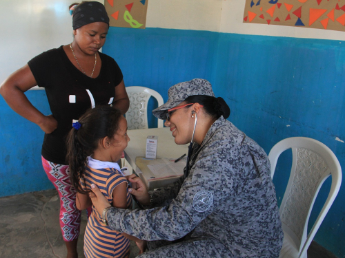 Fuerza Aérea Colombiana abriendo espacios de integración con niños de Soledad, Atlántico