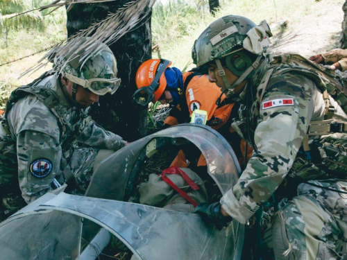 Colombia y 11 países más se preparan en atención de desastres naturales en ejercicio internacional “Ángel de los Andes 2018”