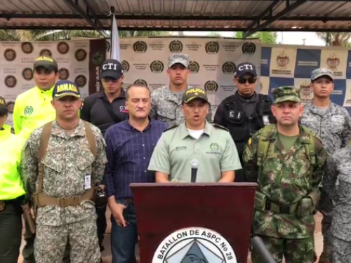 Fuerzas Militares y Policía Nacional lograron la captura de 14 integrantes de la banda criminal “Los Camaleones” en Puerto Carreño, Vichada