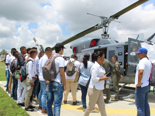 CACOM 3 realiza programa “Así se va a las Alturas” con estudiantes de Cartagena