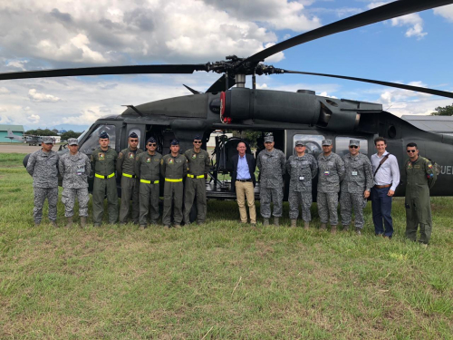 Gobierno Americano conoce las capacidades del Comando Aéreo de Combate No.7