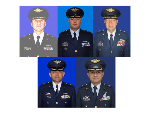 Fuerza Aérea Colombiana selecciona a cinco Coroneles que adelantarán el Curso de Altos Estudios Militares