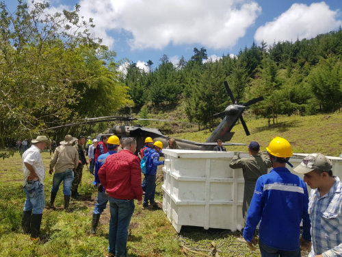 Más de 150 familias rurales de El Retiro Antioquia, son beneficiadas con transporte de tanque de agua