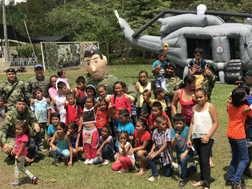Fuerza Aérea Colombiana realizó Jornada de Apoyo al Desarrollo en el municipio de Villarrica, Tolima