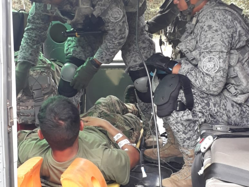 Fuerza Aérea evacuó Soldado Profesional  del Ejército con apendicitis