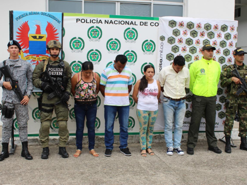 Capturados presuntos integrantes de las redes de apoyo del GAO Eln.       