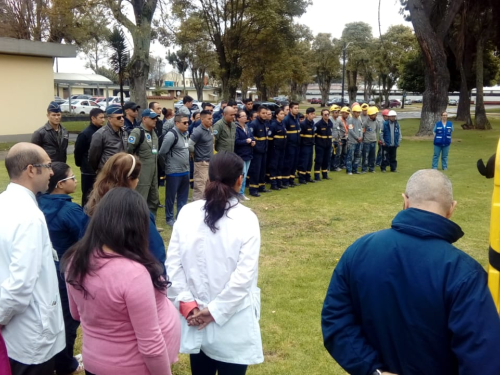 Fuerza Aérea Colombiana participa en la séptima versión del Simulacro Nacional