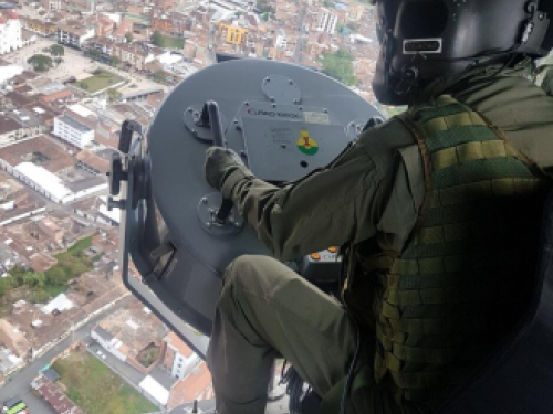 Desde el cielo, Fuerza Aérea fortalece seguridad durante época decembrina
