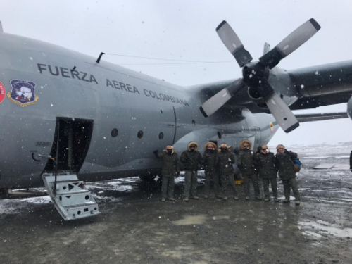Hércules C-130 regresó a Colombia en la culminación de la III Campaña Antártida