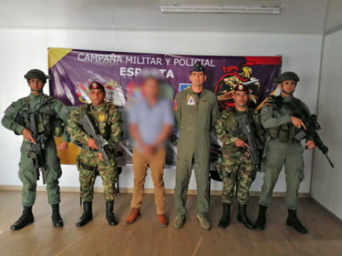 En operación coordinada se logró la captura de alias ‘Pedro’, máximo cabecilla de los Pelusos