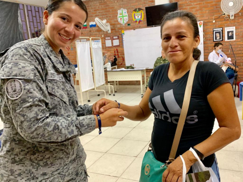 Yegney Sogamoso, uno de los 2793 beneficiados en la Jornada de Apoyo al Desarrollo en Arauca 