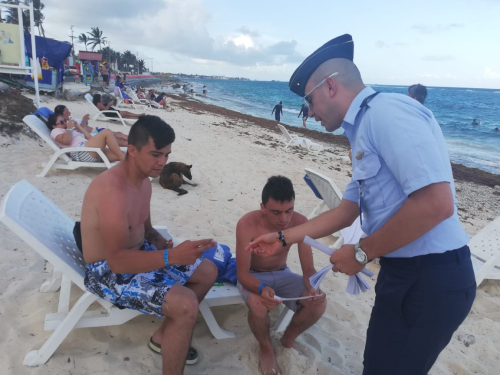 El plan saludo de las Fuerza Militares está presente en la Isla de San Andrés