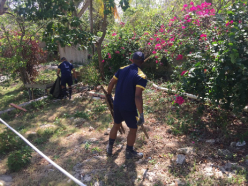 El Hogar del Anciano San Pedro Claver, es apoyado por el Grupo Aéreo del Caribe