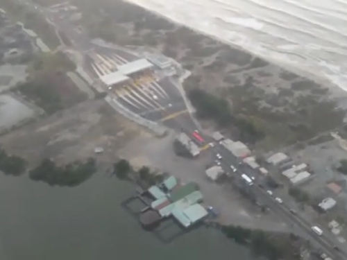 En el primer día de plan retorno, desde el aire se custodian las vías del Caribe