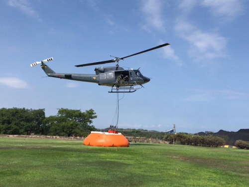 Se realiza extinción de incendios en cercanías a Santa Marta