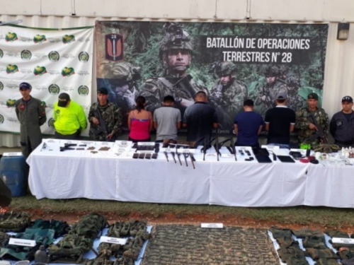 Capturados 9 integrantes del ELN en Vichada gracias a la Fuerza Aérea y el Ejército Nacional