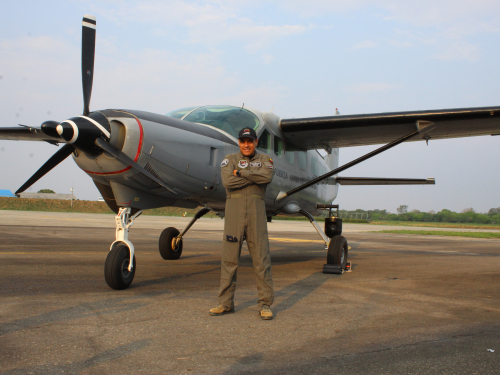 Nuevo Piloto del poderoso Caravan al servicio del pulmón del mundo en el Grupo Aéreo del Amazonas