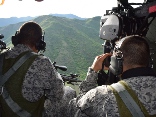 Desde los cielos, CACOM-7 brinda seguridad a los viajeros en el suroccidente del país*