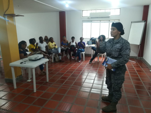Fuerza Aérea Colombiana de cerca con las comunidades étnicas del Magdalena Centro
