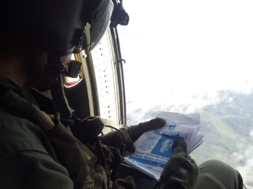 Operaciones de sensibilización en las regiones de la Orinoquía y Amazonía fue desarrollada por la Fuerza Aérea Colombiana