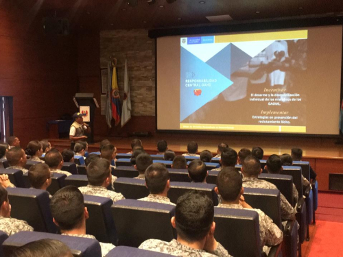 CAMAN recibe capacitación por parte del Grupo de Atención Humanitaria al Desmovilizado