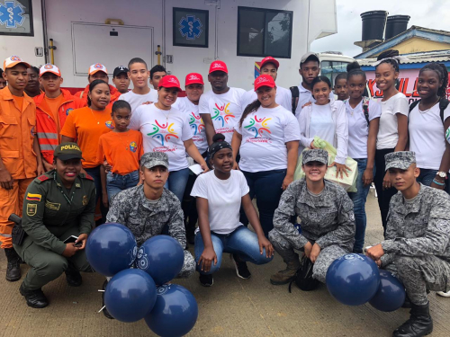 Health Fiwi People destacada iniciativa en la que participó la Fuerza Aérea Colombiana