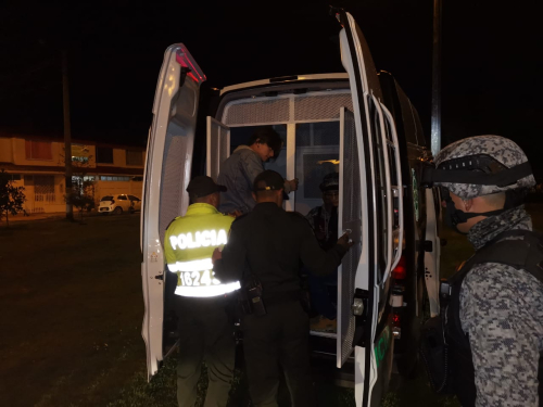 En operación coordinada e interagencial se logra la captura de 16 personas por consumo de sustancias alucinógenas 