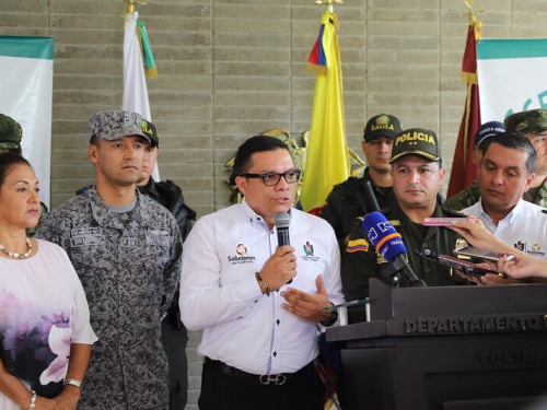 Siete personas capturadas deja operación realizada en el sur del Tolima por parte de la Fuerza Pública