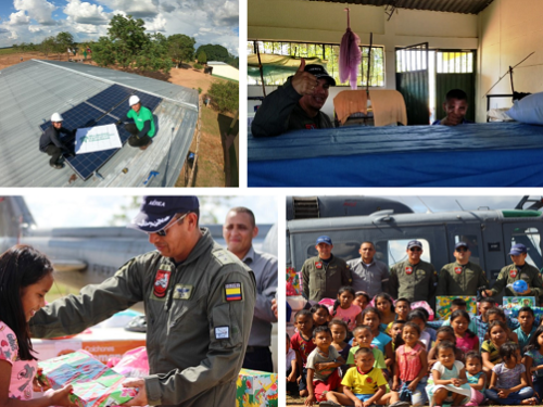 Niños internados de Vichada e Indigenas de Guainía disfrutan de energía eléctrica gracias a proyecto de paneles solares