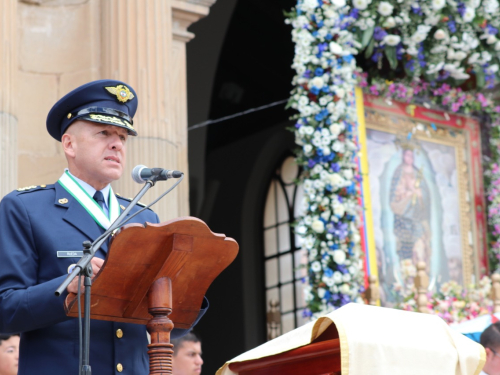 Homenaje a la Virgen del Milagro de Tunja, Patrona de la Fuerza Aérea Colombiana