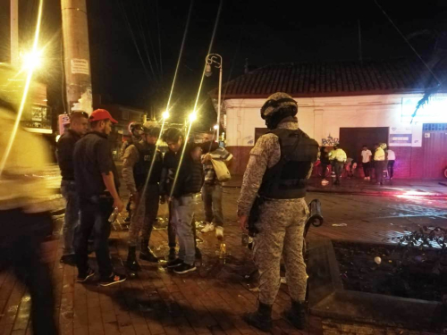 CAMAN impide microtráfico y riñas callejeras en Madrid Cundinamarca
