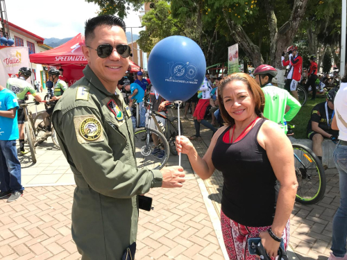 La Fuerza Aérea Colombiana Participó en la carrera “Rutas por La Paz” 