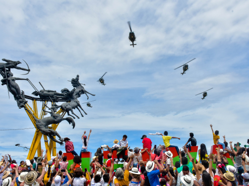 Fuerza Aérea celebró por lo alto sus 100 años,  en el Tolima y Huila 