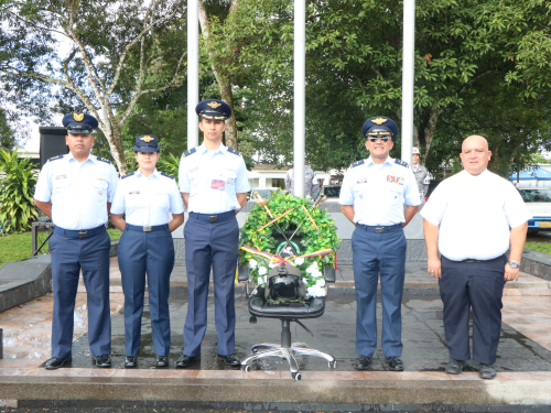 Un honorable homenaje a los héroes caídos en cumplimiento del deber realizó la Fuerza Aérea Colombiana.