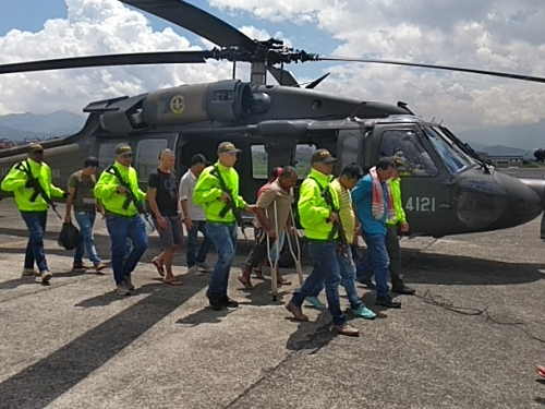 Capturados 11 integrantes de los “Caparros”, en el Bajo Cauca